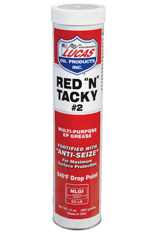 Lucas Oil Products Red N Tacky Red Lithium Grease 14 oz Online