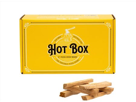 Hot Box Cooking Wood All Natural Oak Mini Logs 350 cu in Hot on Sale