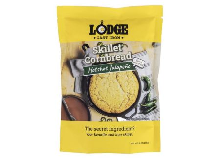 Lodge Hot Shot Jalapeno Skillet Cornbread Mix 16 oz Bagged on Sale