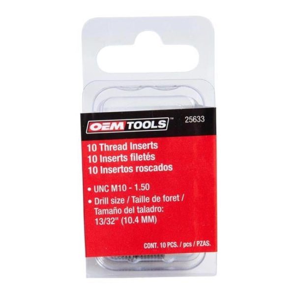 OEMTOOLS Stainless Steel Non Locking Helical Thread Insert M10-1.5 Supply