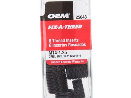 OEMTOOLS 1.25 in. Stainless Steel Non Locking Helical Thread Insert M14 - 1.25 in. Online