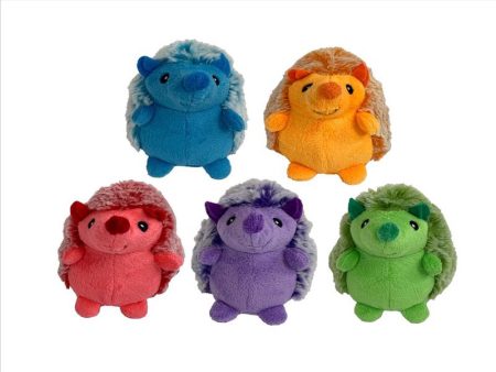 Multipet Assorted Plush Mini Hedgehogs Dog Toy 4 in. 1 pk Fashion