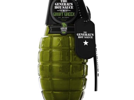 The General s Hot Sauce Grunt Green Sauce 6 oz Online Sale