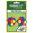 Multipet Assorted Pom Pom Ball Cat Toy 2 pk Online