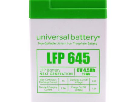 Universal Power Group LFP645 4.5 Ah 6 V Universal Battery For Cheap