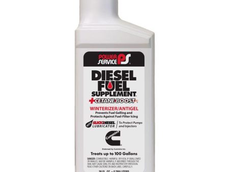 Power Service Diesel Fuel Supplement +Cetane Boost Diesel Fuel Anti-Gel 26 oz Cheap