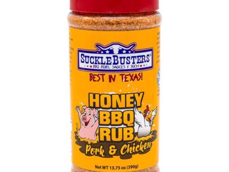 SuckleBusters Honey BBQ Rub 13.75 oz For Discount