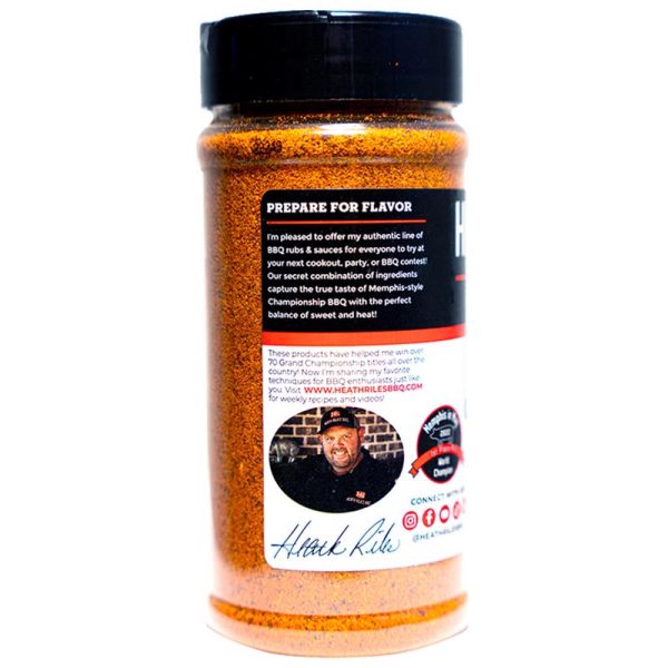 Heath Riles BBQ Competition BBQ Rub 10.2 oz Hot on Sale