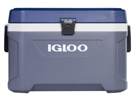 Igloo MaxCold Blue Gray 54 qt Ice Chest Fashion