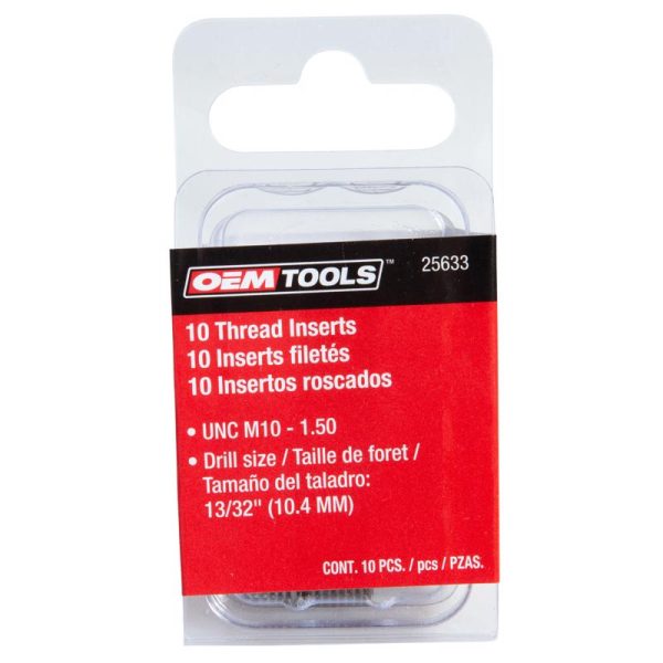 OEMTOOLS Stainless Steel Non Locking Helical Thread Insert M10-1.5 Supply