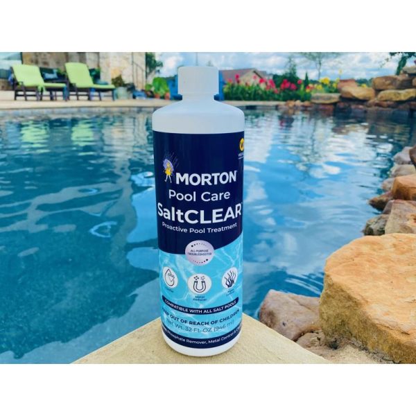 Morton Pool Care SaltCLEAR Liquid Clarifier 32 oz For Cheap