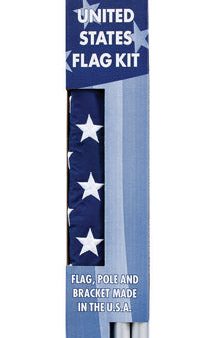 Valley Forge American Flag Kit 36 in. H X 60 in. W Discount