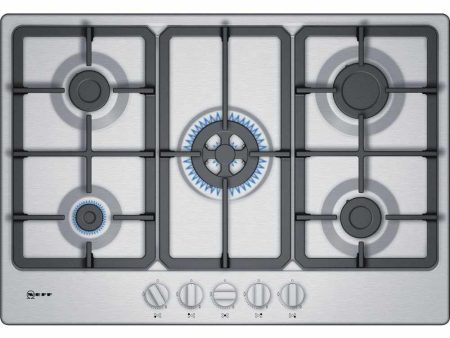 75cm Neff 5 Burner Gas Hob Stainless Steel - T27BB59N0 N50 (Discontinued) Online Sale