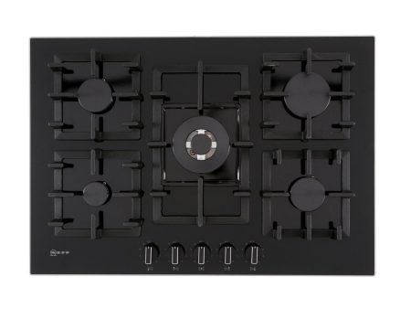 Neff 5 Burner Gas Hob Black Tempered Glass - T27CS59S0 N70 (Discontinued) Supply