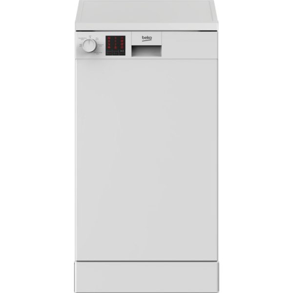 45cm White Beko Slimline Dishwasher - DVS05C20W (Discontinued) Sale