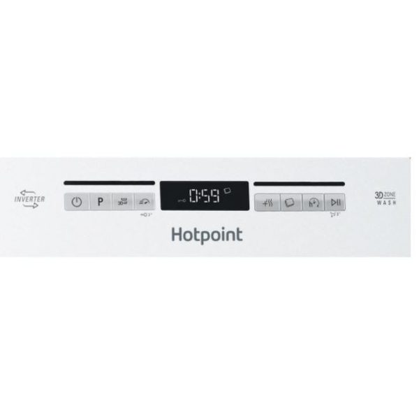 Hotpoint Slimline Dishwasher, 45cm White - HSFO 3T223 W Discount