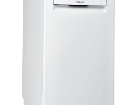 Hotpoint Slimline Dishwasher, 45cm White - HSFO 3T223 W Discount