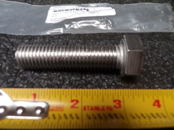 3 4-10 UNC, Hex Head Cap Screw, 316 SS, 3  Length Under Head, Fully Threaded (184022896249-NBT60) Hot on Sale