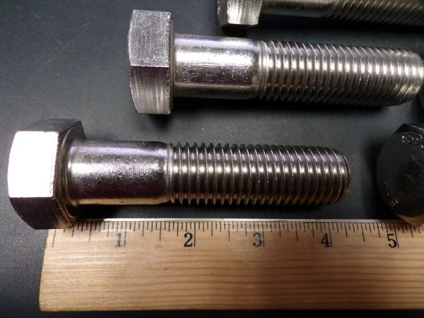 (5) 7 8 -9, Stainless Steel Hex Head Cap Screw, 316, 3-3 4 L, (184126786008-NBT58) Online Hot Sale