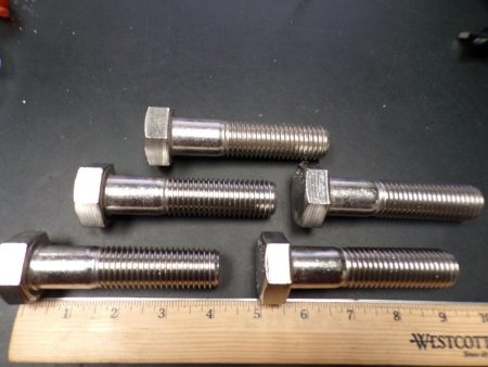 (5) 7 8 -9, Stainless Steel Hex Head Cap Screw, 316, 3-3 4 L, (184126786008-NBT58) Online Hot Sale