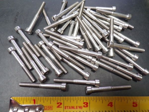 (50) M5-0.80 X 45MM METRIC STAINLESS STEEL A2 SOCKET HEAD CAP SCREW (184013922718-NBT60) Hot on Sale