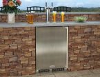 Outdoor 24  Single Tap Built In Beer Dispenser with Stainless Steel Door - Solid Stainless Steel Door With Lock - Left Hinge Sale